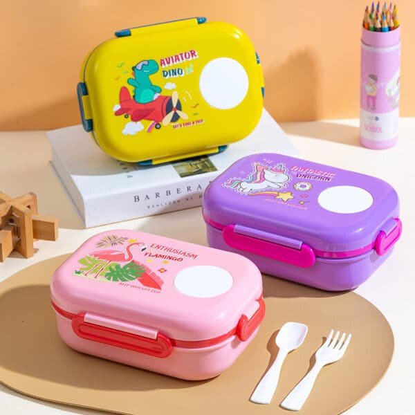 Creative Custom Cartoon Pattern Lunch Box - Image 6