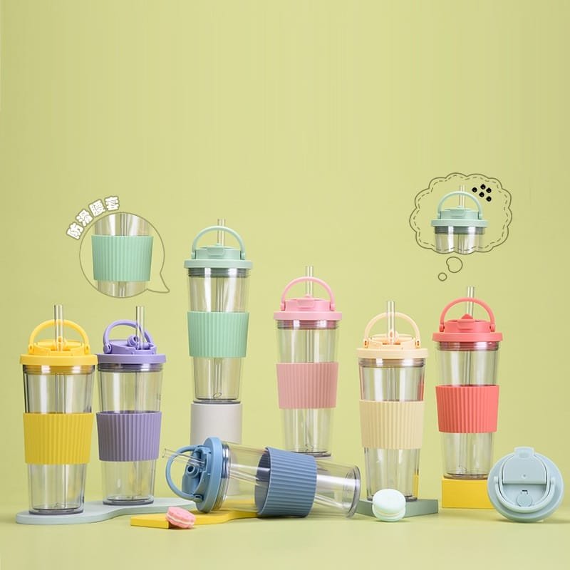 Double Drinking Bottle with Waist Sleeve 24oz - 图片 6