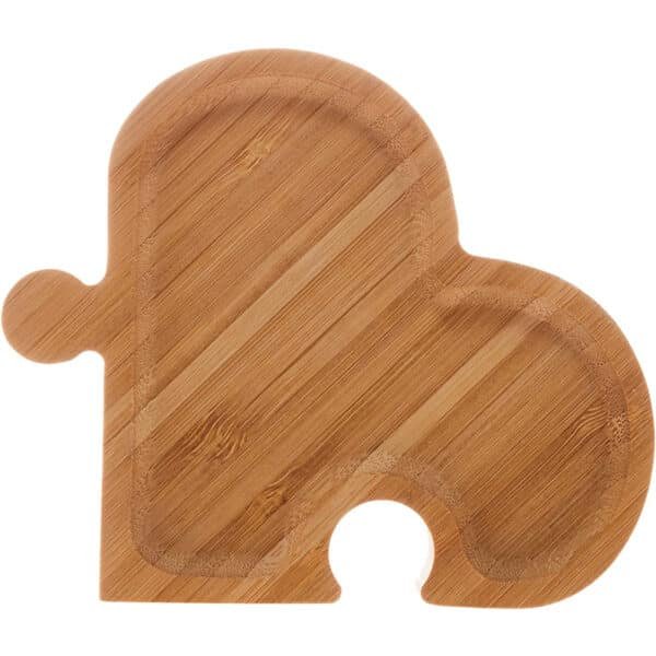 Lucky 4-leaf Shaped Bamboo Tray Set - 图片 6