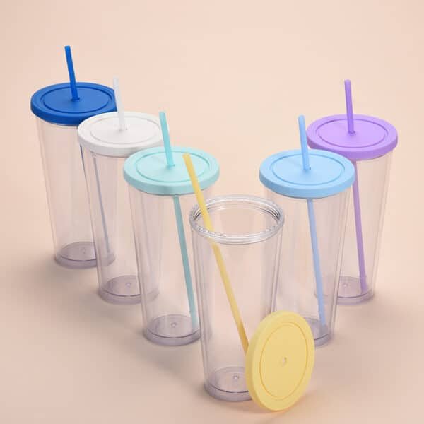 Double AS Plastic Straw Bottle 32oz - Image 6