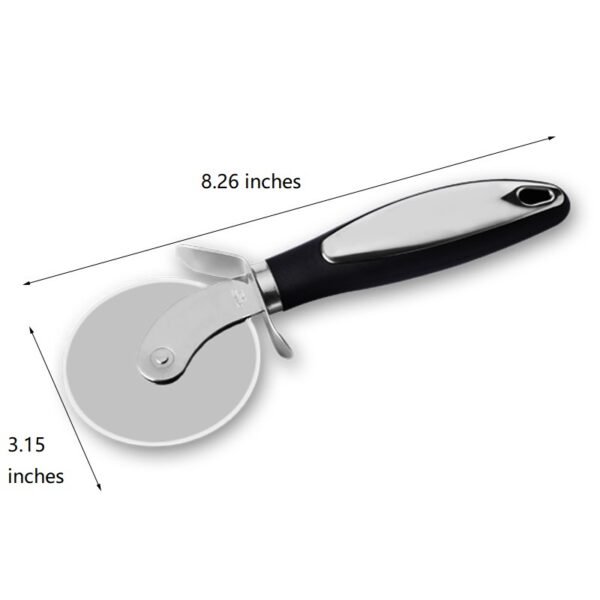 Two-piece Set of Stainless Steel Pizza Cutter - 图片 6