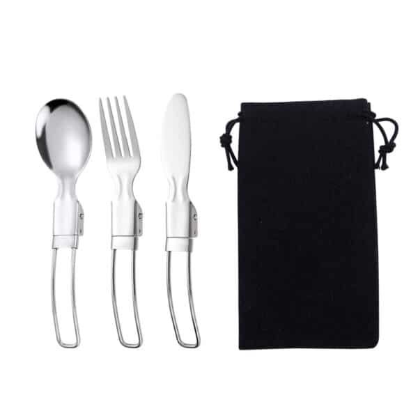 Portable Folding Camping Tableware Set - 图片 6