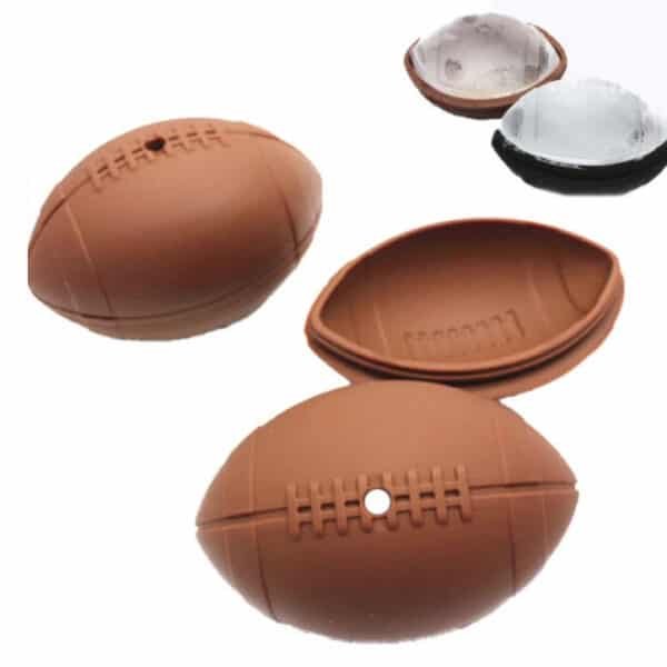 Silicone Football Shaped Ice Ball Mold - Image 6