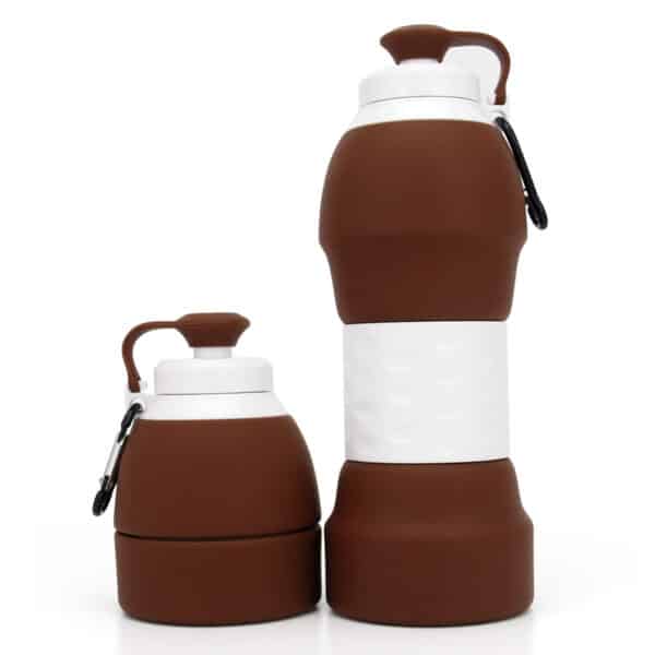 Silicone Folding Mug Travel Sports Water Bottle - 图片 6