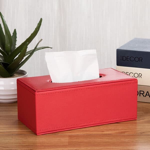 Custom PU Leather Tissue Box - 图片 6