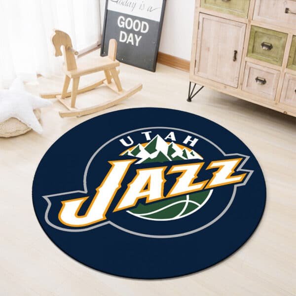 NBA Basketball Team Round Floor Mat - Image 6