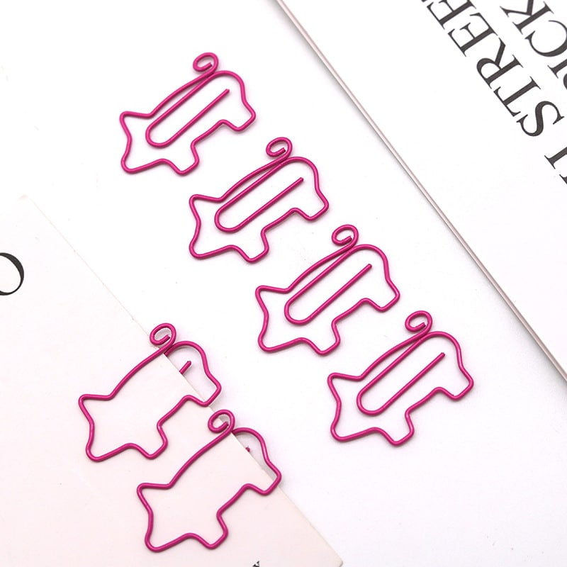 Cute Pig Shaped Paperclips - 图片 6