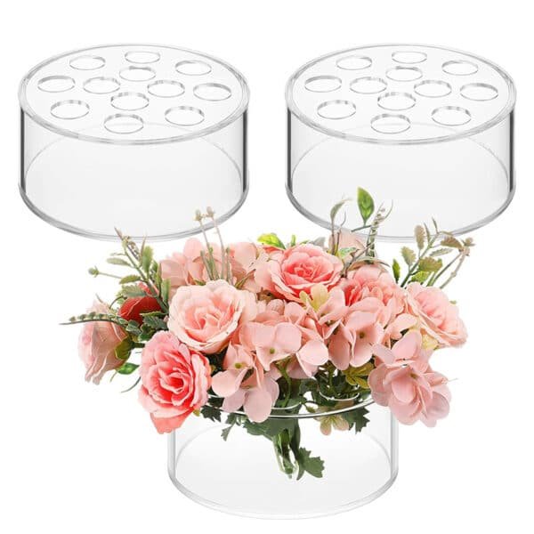 Transparent Acrylic Round Flower Box - Image 6