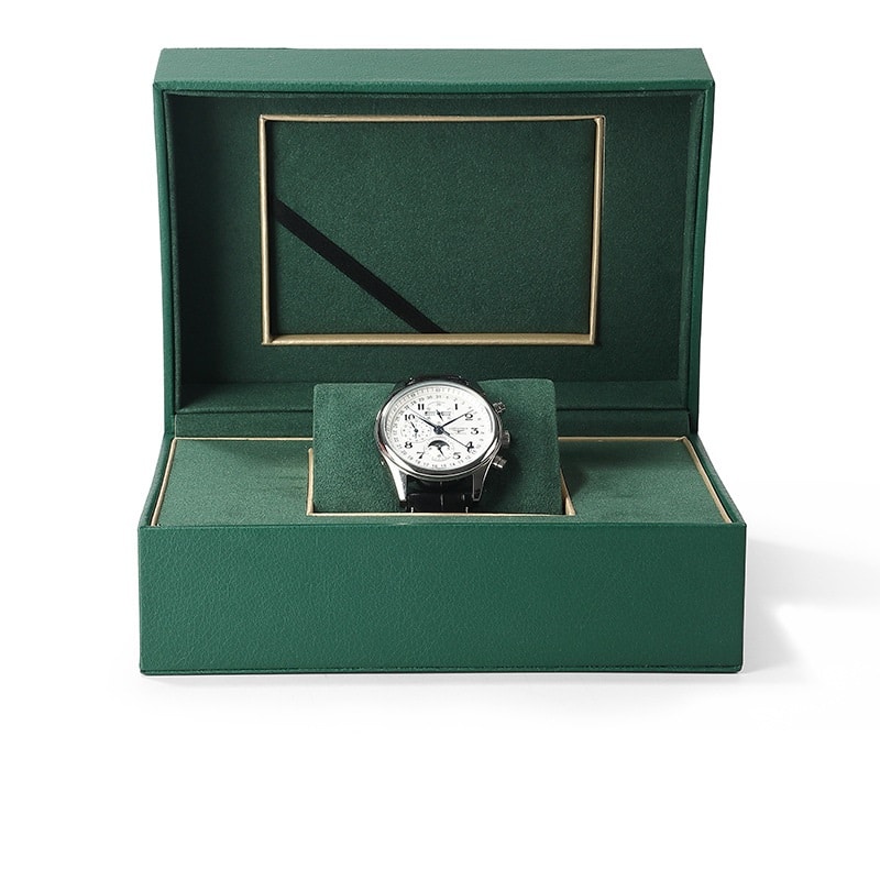 PU Right Angle Flap Watch Gift Box - 图片 6