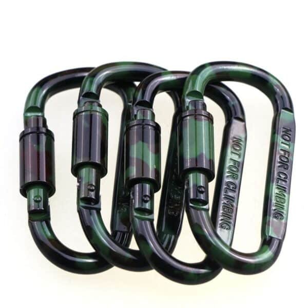 Camouflage Aluminum Alloy Carabiner - 图片 6