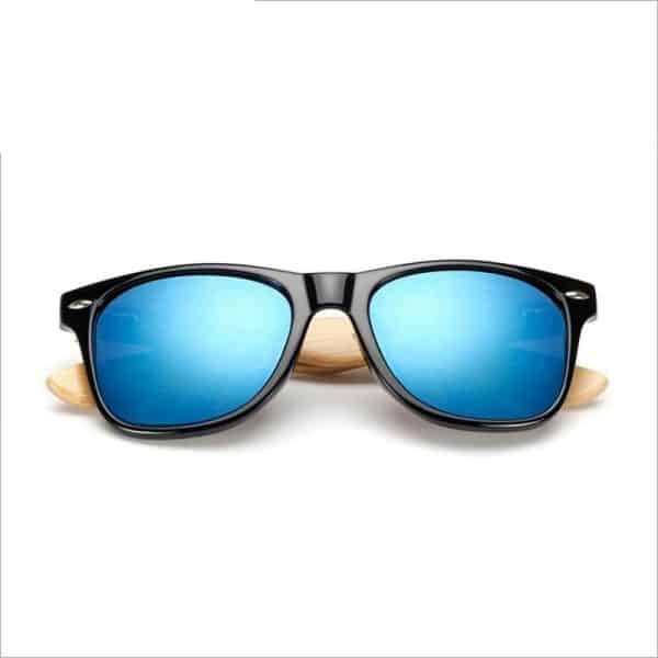 Translucent PC Frame with Bamboo Temples UV400 Sunglasses - Image 6