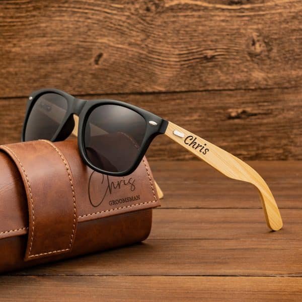 UV400 WoodeSunglassesith PC Lenses - 图片 6