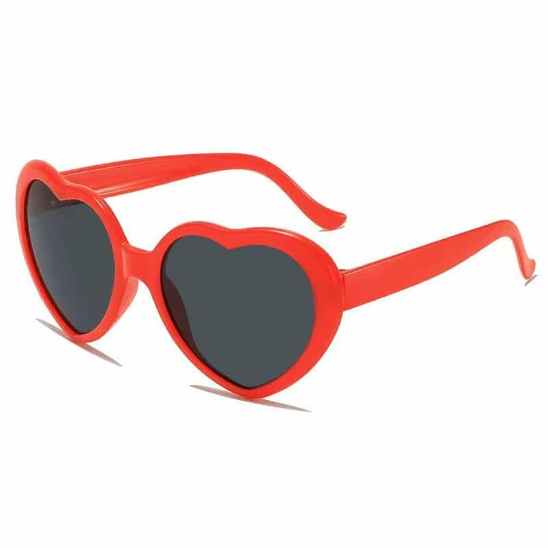 Heart Shape PC Sunglasses - 图片 6