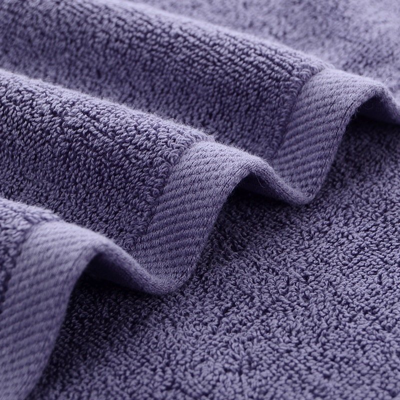 Solid Colour Towel Embroidered Logo - 图片 6