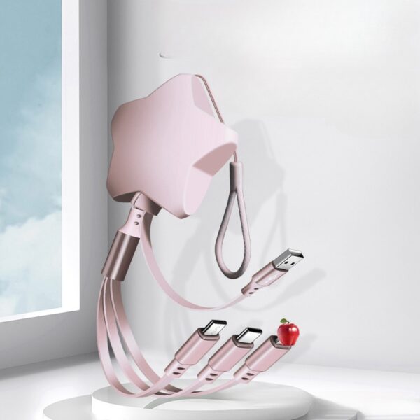 Lucky Star Retractable Storage Charging Cable - 图片 6