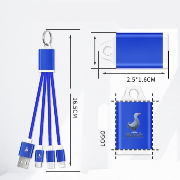 Promotion Nylon Braided 4-in-1 Charging Cable - 图片 6