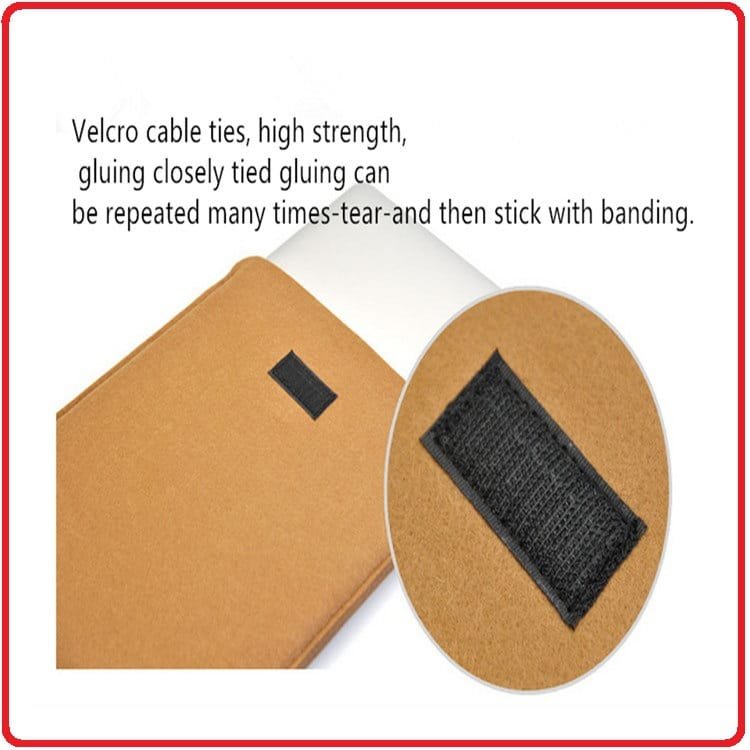 Felt Fabric Velcro Laptop Sleeve - Image 6