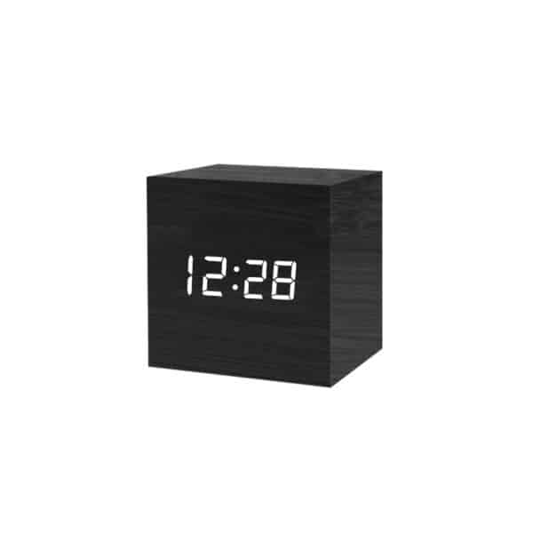Blue LED Cube Alarm Clock With USB - 图片 6