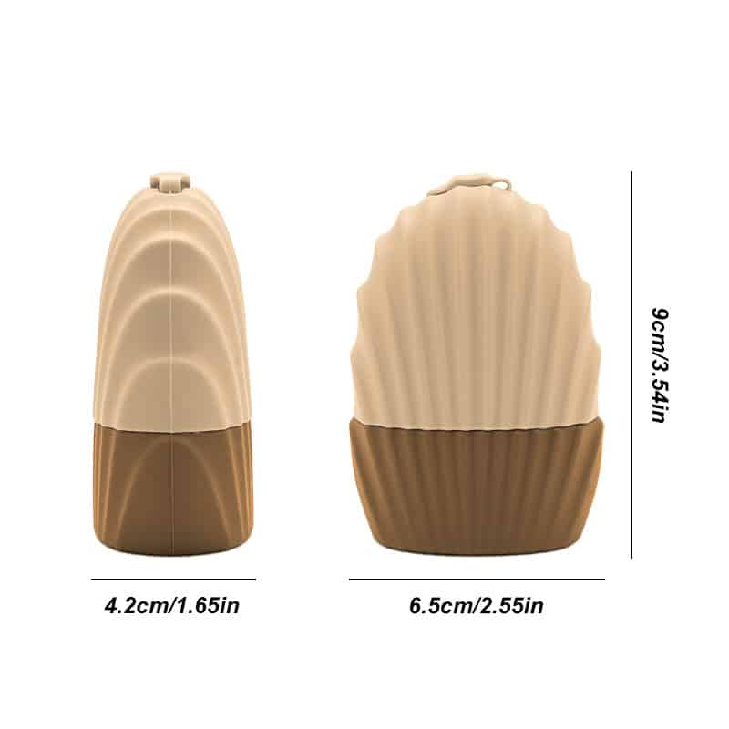 Shell-Shaped Silicone Facial Ice Mold for Soothing and Beauty - 图片 6