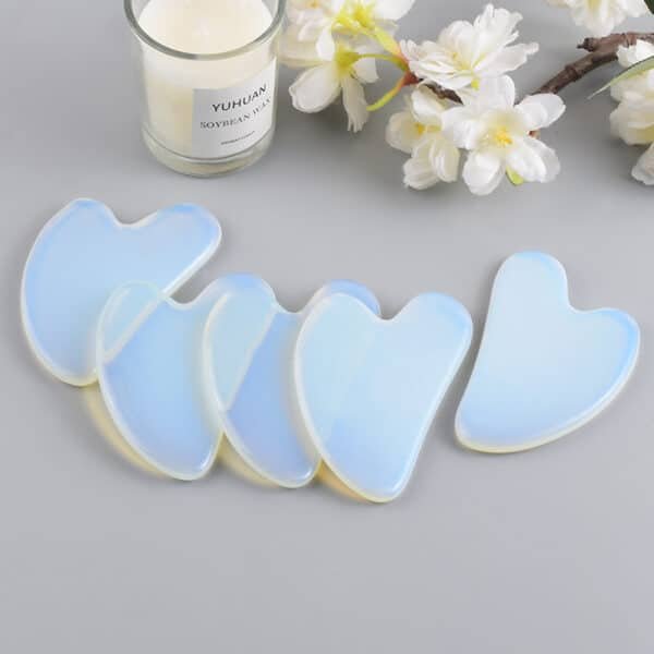 New Heart-shaped Opal Gua Sha Massager - 图片 6