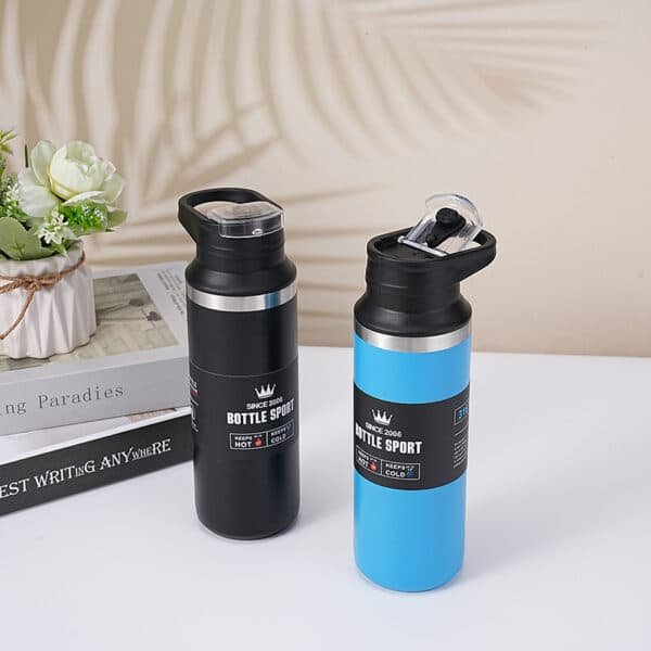 Stainless Steel Hand-held Thermos Bottle - 图片 6