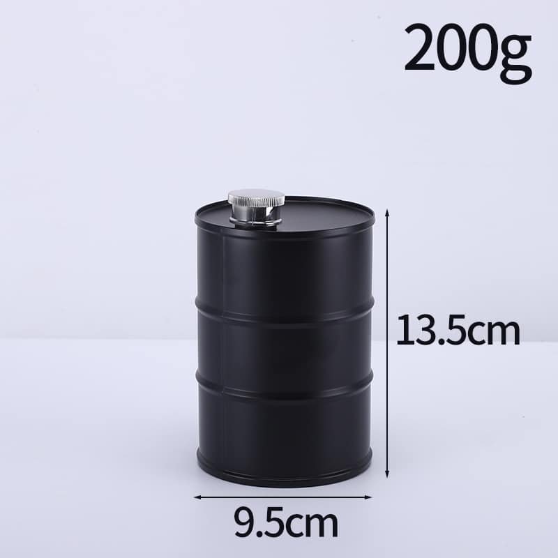 Large Capacity 26oz Oil Drum Shaped Stainless Steel Bottle - Image 6