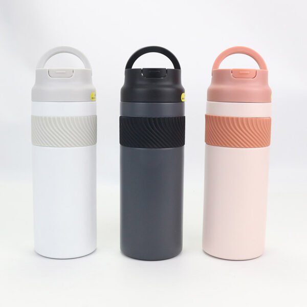 Stainless Steel Tumbler with Silicone Carrying Strap - 图片 6