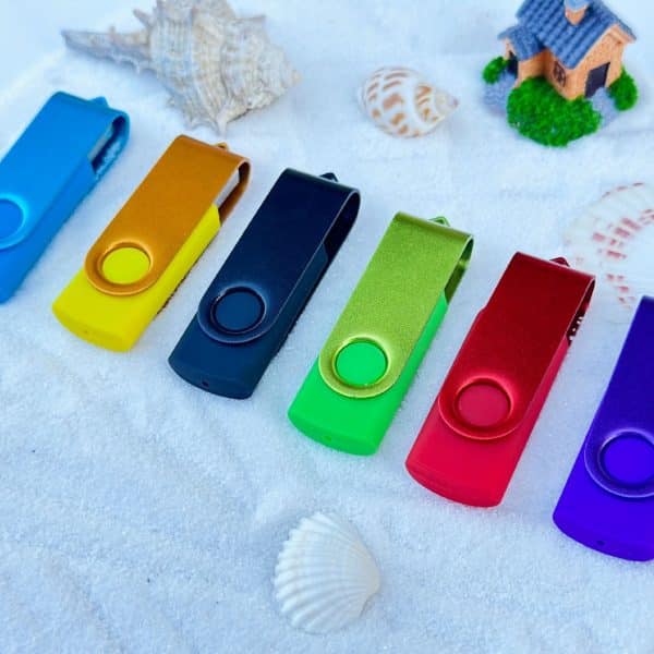 Colorful Double-Head Rotating USB Flash Drive - 图片 6