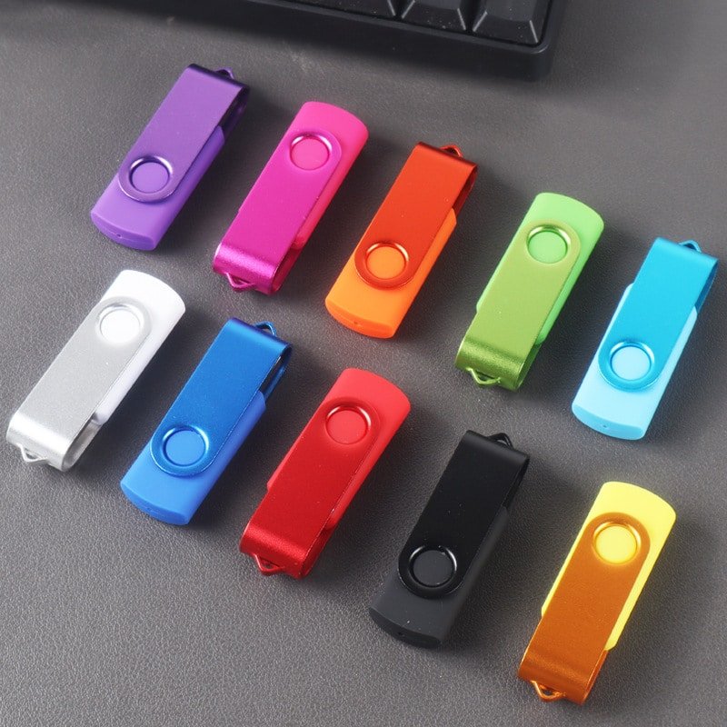 Colorful Metal Engraved USB Flash Drive - 图片 6