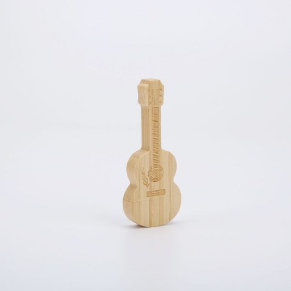 Wooden Guitar USB Flash Drive with Logo - 图片 6