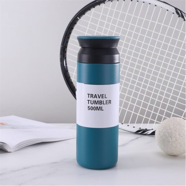 16 Oz. Stainless Steel Vacuum Bottle Travel Coffee Bottle - Image 6