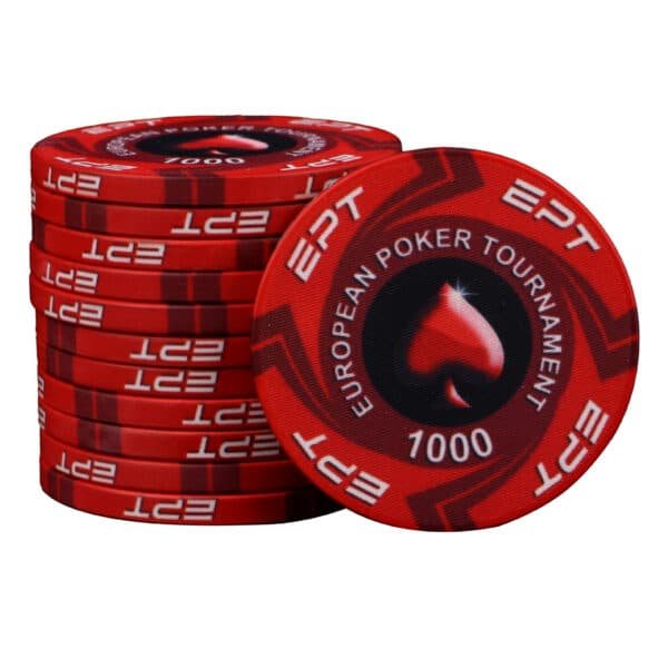 Customized EPT Style Ceramic Poker Chip - 图片 6