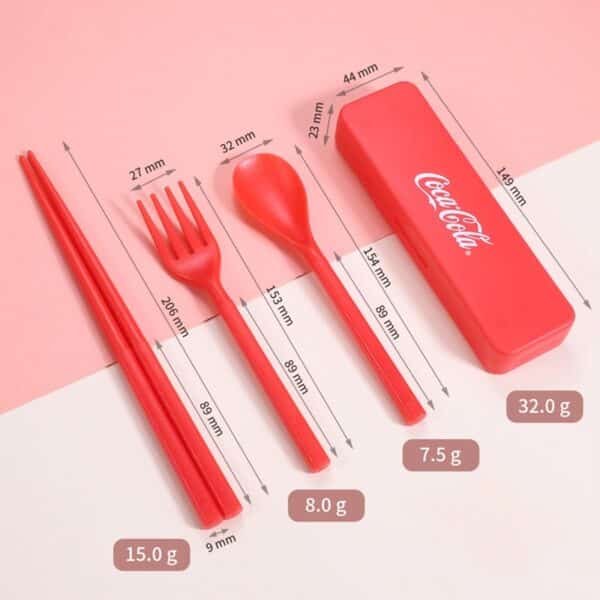 Plastic Knife, Spoon & Chopsticks Set - Image 6