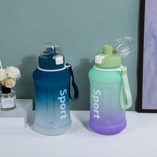 Gradient Sandblasted Flip-Top Water 25oz Bottle - Image 6
