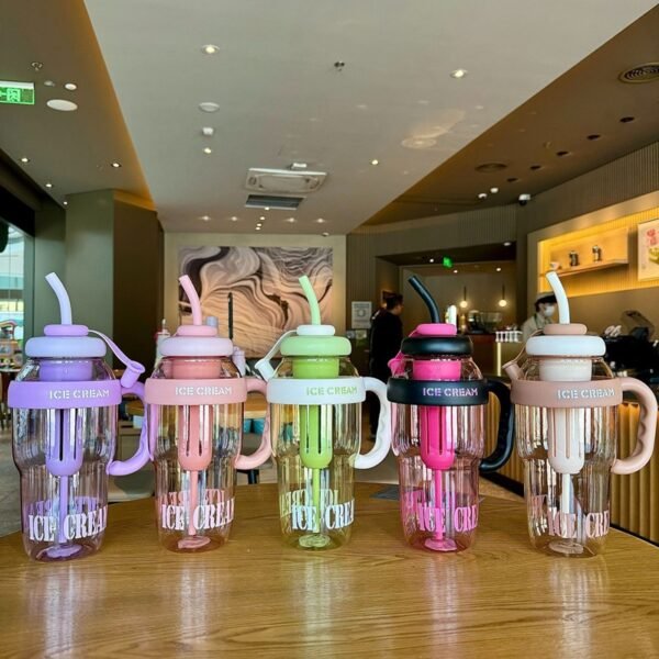 Summer 43oz Large Capacity Portable Shaking Straw Cup - Image 6