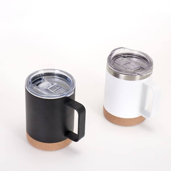 Insulated Mug with Cork Bottom 10OZ - Image 6