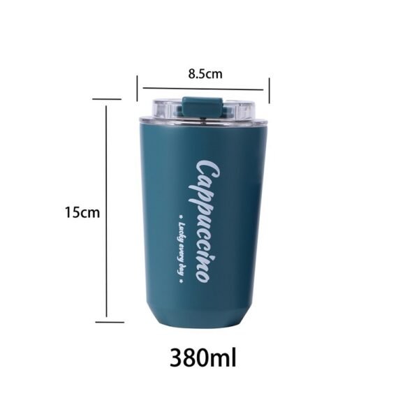 On-the-Go Double-Wall Stainless Steel Coffee Cup 12.5oz - Image 6