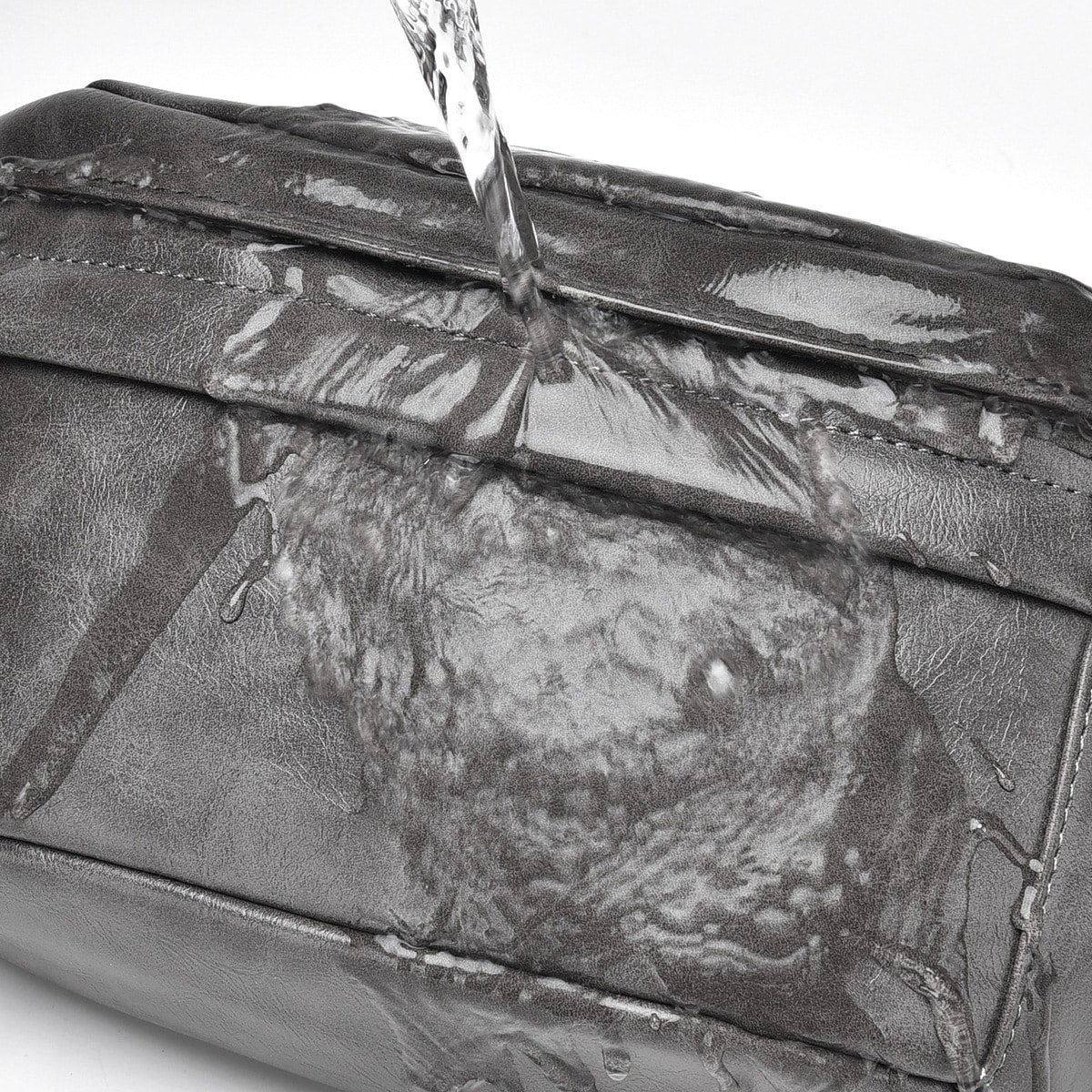 Minimalist PU Leather Waterproof Fanny Pack - 图片 6
