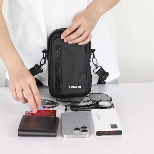 Rectangular PU Leather Fanny Pack - Image 6
