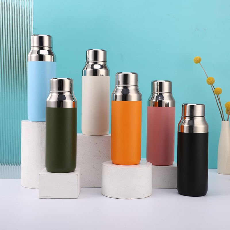 Portable 14oz Stainless Steel Insulated Bottle - 图片 6