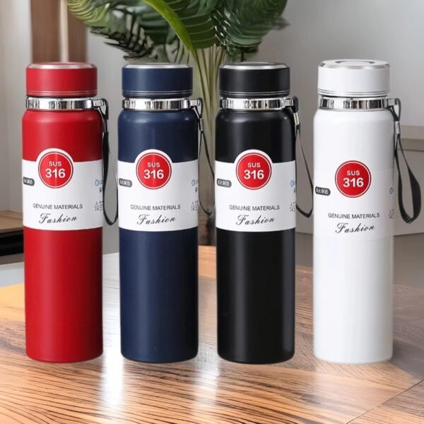 Large Capacity 28oz Stainless Steel Insulated Bottle with Carry Loop - 图片 6