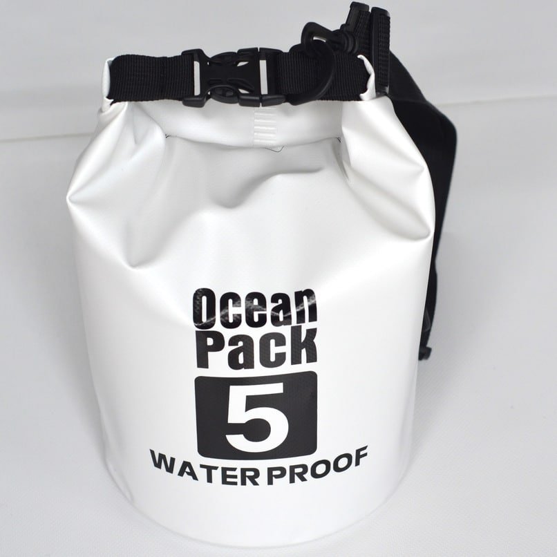 PVC 5 Liter Floating Waterproof Dry Bag Beach Rafting Swimming Bag - Image 6