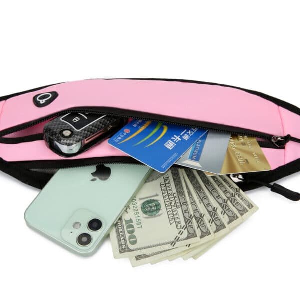 Simple Double Layer Fanny Bag - Image 6