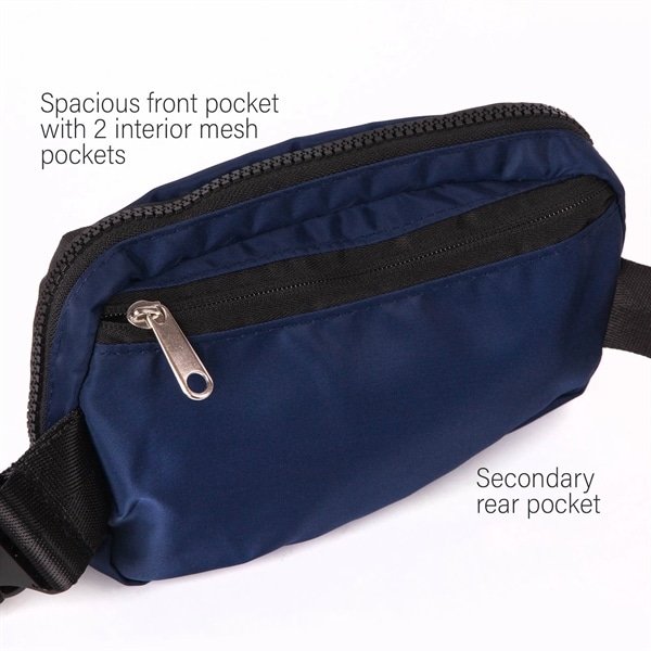 Durable Soft Nylon Travel Hip Pack - Image 6