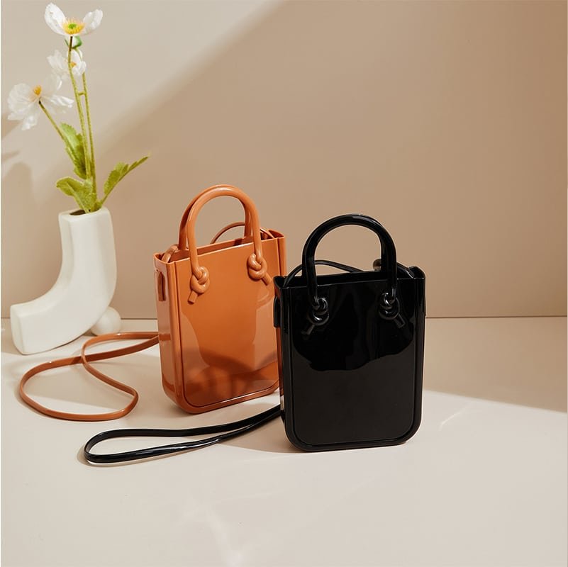 PVC Jelly Gel Crossbody Hand Bag - Image 6