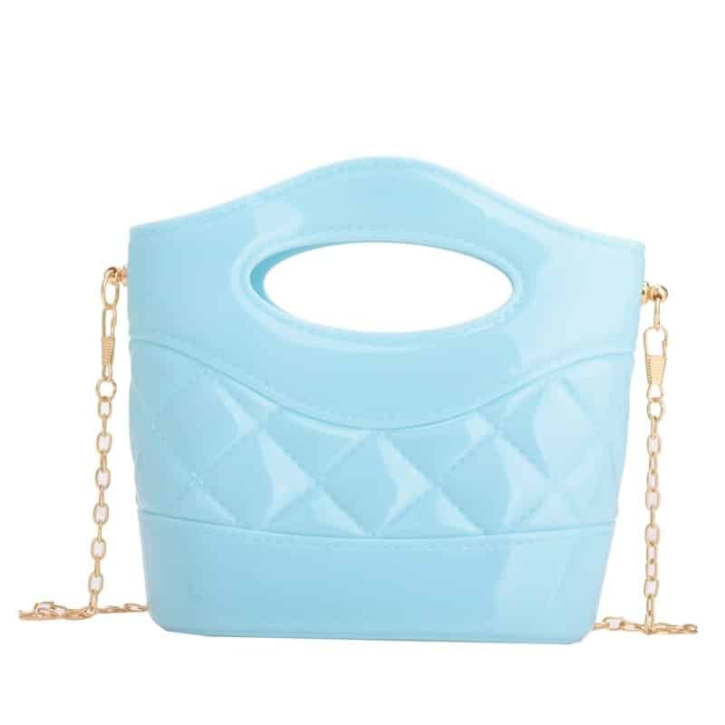 Mini PVC Handheld Chain Bag - Image 6