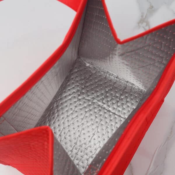 Non-woven Embossed Insulated Bag with Zipper - 图片 6
