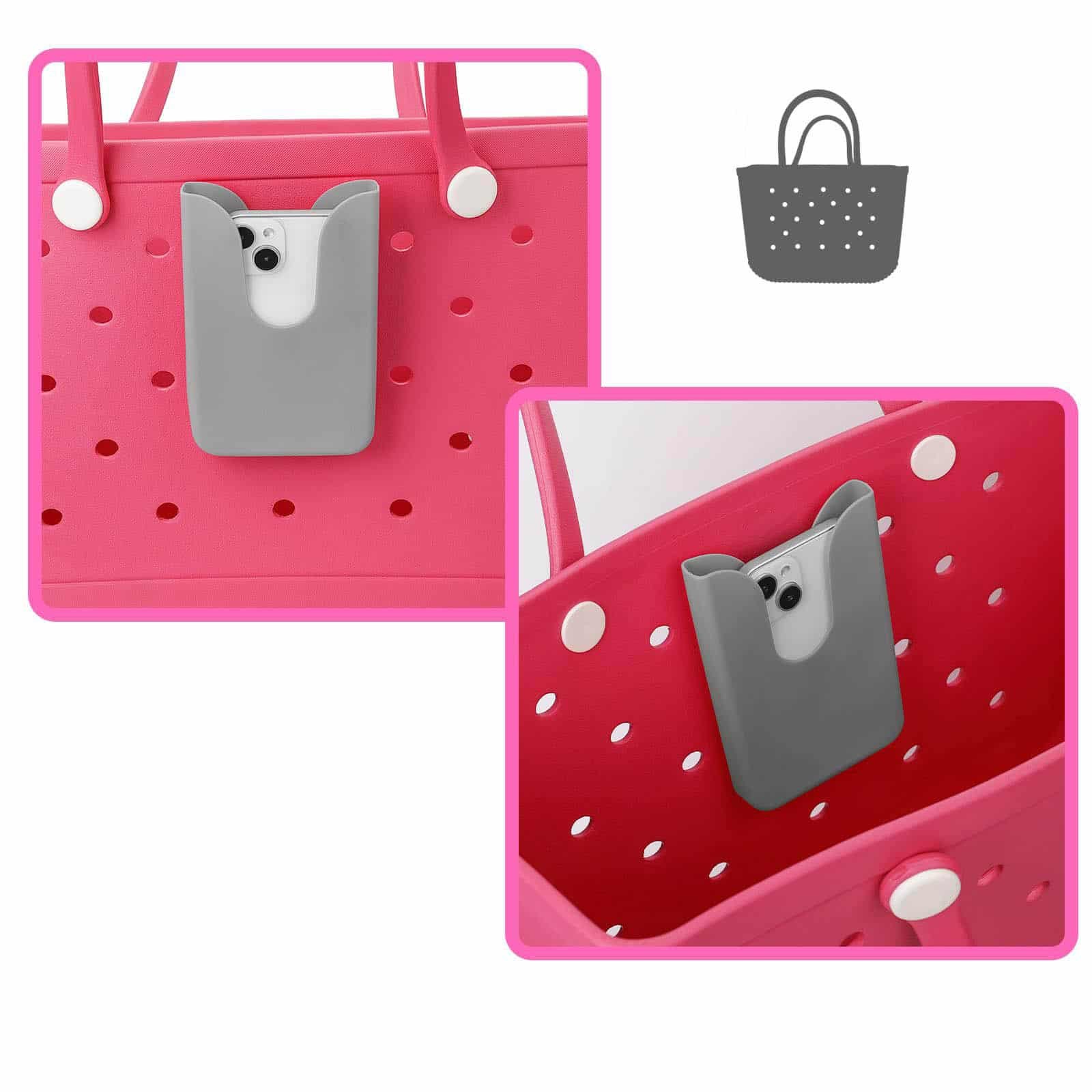 Silicone Beach Tote Phone Holder - Image 6