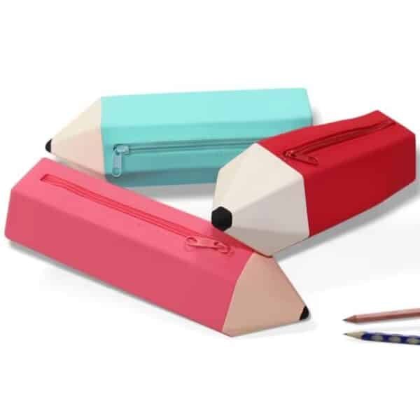 Pencil Shaped Silicone Pencil Case - 图片 6