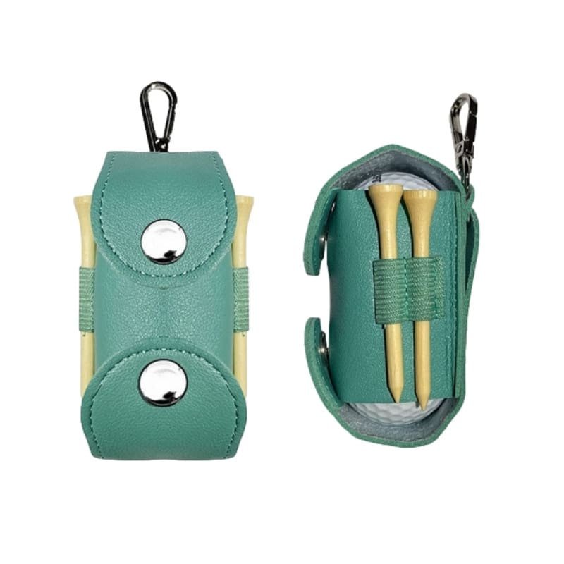 Customized Waist Hanging Portable Mini PU Leather Golf Pouch - 图片 6